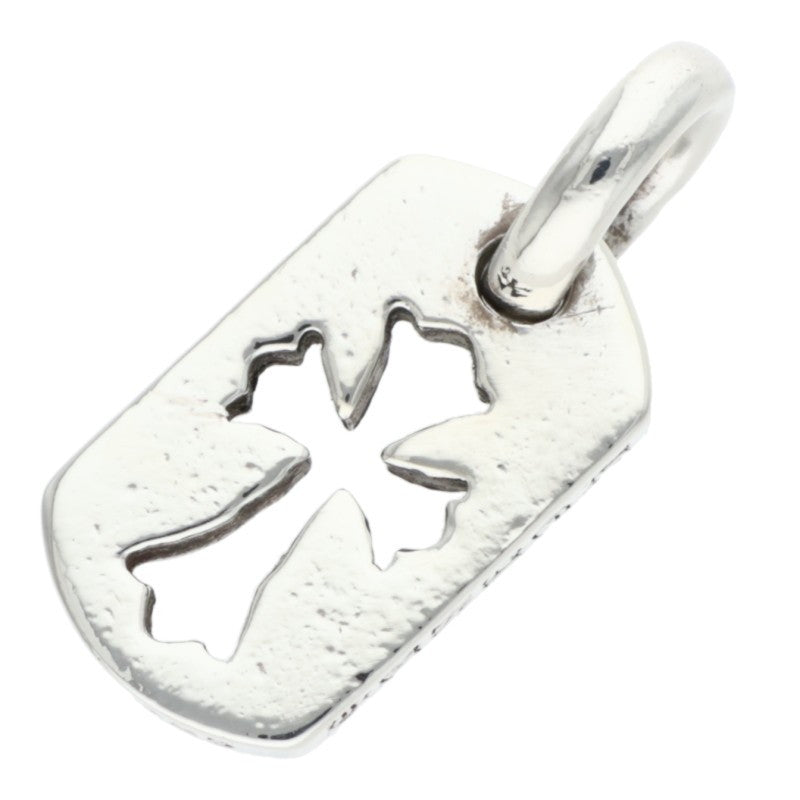 Chrome Hearts Tiny Cutout Cross Dog Tag 925 Size ONE SIZE