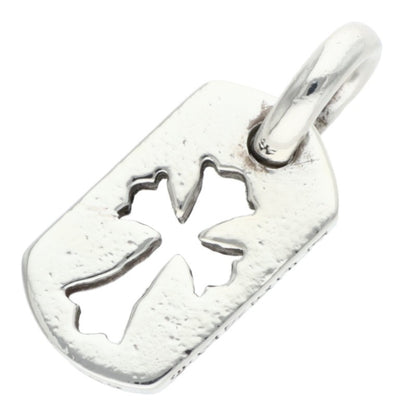 Chrome Hearts Tiny Cutout Cross Dog Tag 925 Size ONE SIZE