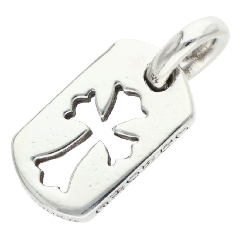 Chrome Hearts Tiny Cutout Cross Dog Tag 925 Size ONE SIZE