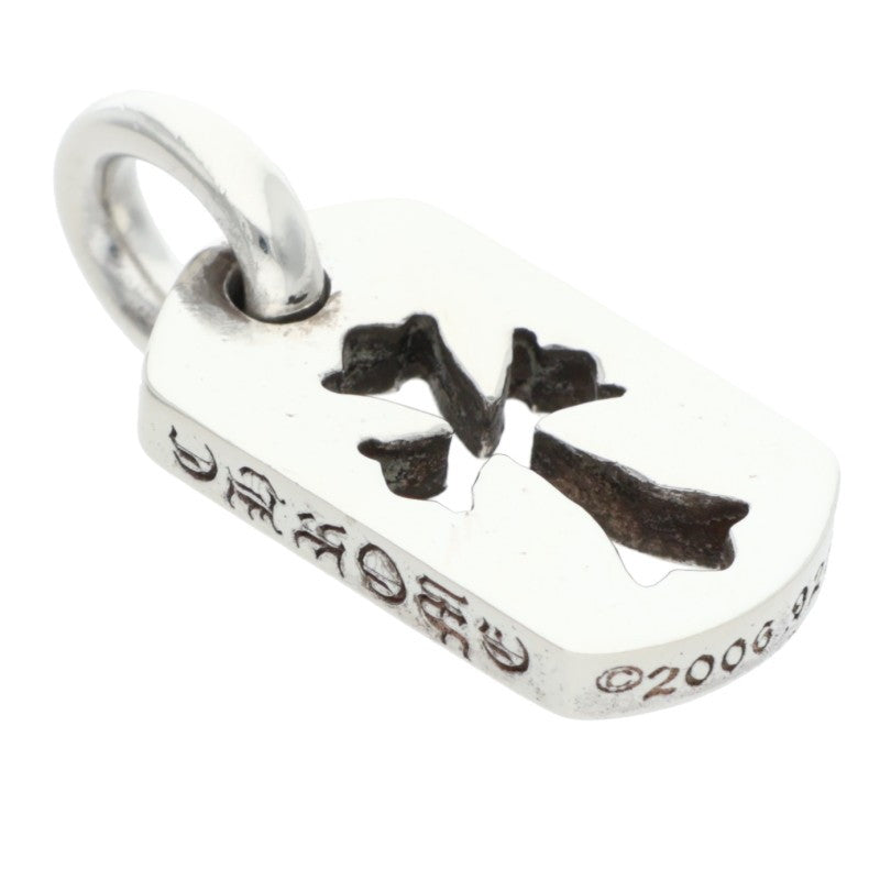 Chrome Hearts Tiny Cutout Cross Dog Tag 925 Size ONE SIZE