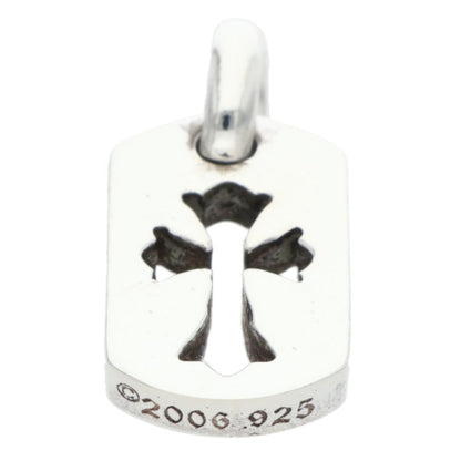 Chrome Hearts Tiny Cutout Cross Dog Tag 925 Size ONE SIZE
