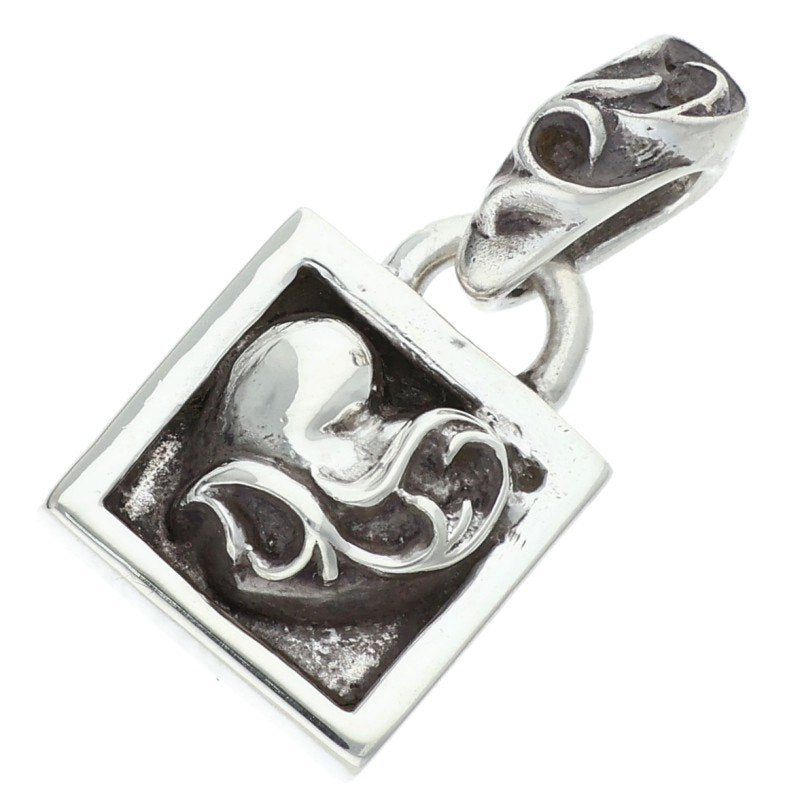 Chrome Hearts Framed Heart Charm Silver 925 Size ONE SIZE