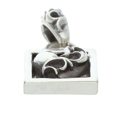 Chrome Hearts Framed Heart Charm Silver 925 Size ONE SIZE