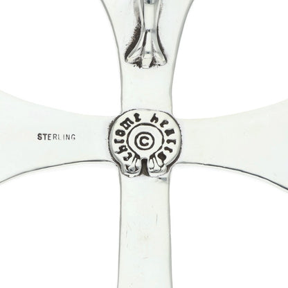 Chrome Hearts Large CH Cross Silver Necklace Size ONE SIZE