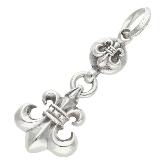 Chrome Hearts 1 Ball BS Fleur Silver Necklace Size ONE SIZE