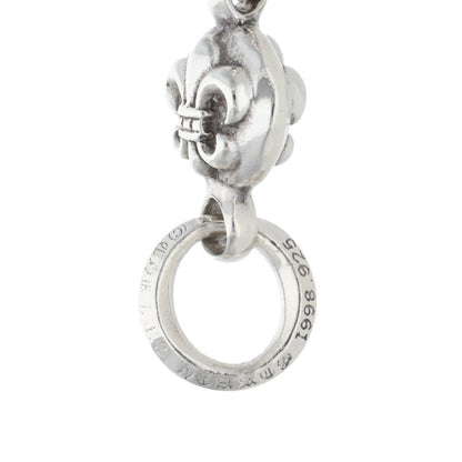Chrome Hearts 1 Ball BS Fleur Silver Necklace Size ONE SIZE