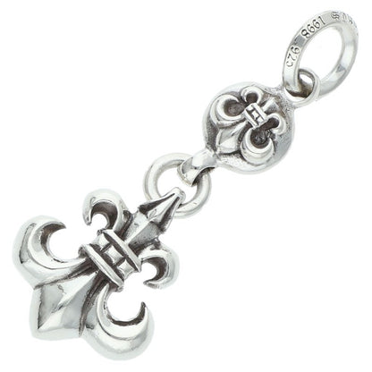 Chrome Hearts 1 Ball BS Fleur Silver Necklace Size ONE SIZE