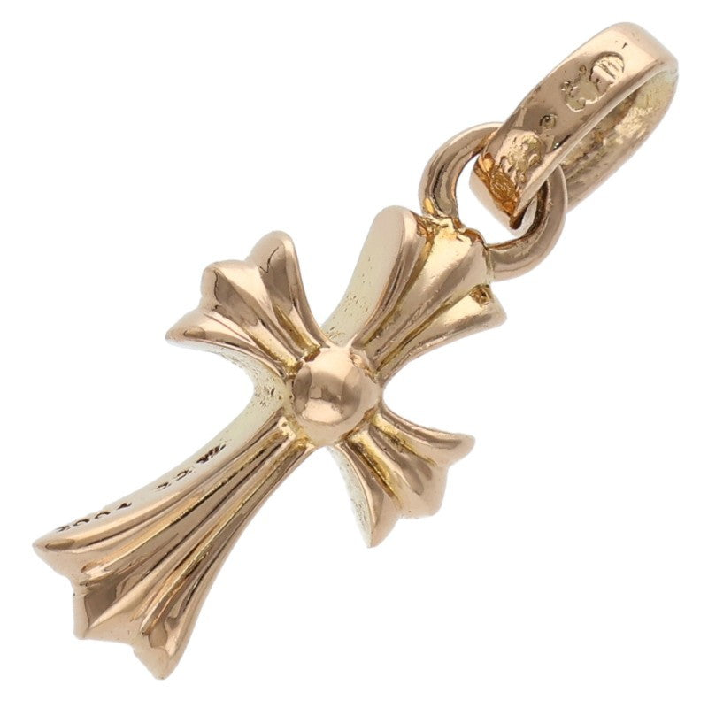 Chrome Hearts 22K Baby Fat Cross Gold Charm