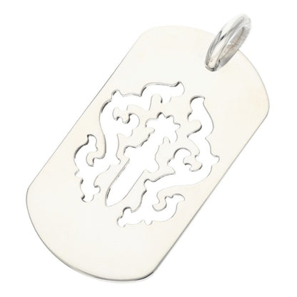 Chrome Hearts Dagger Cutout Dog Tag 925 Silver