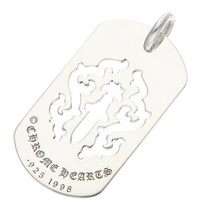 Chrome Hearts Dagger Cutout Dog Tag 925 Silver