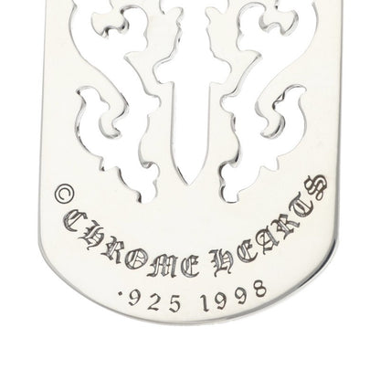 Chrome Hearts Dagger Cutout Dog Tag 925 Silver