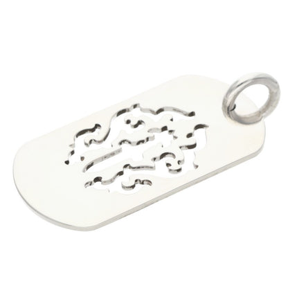 Chrome Hearts Dagger Cutout Dog Tag 925 Silver