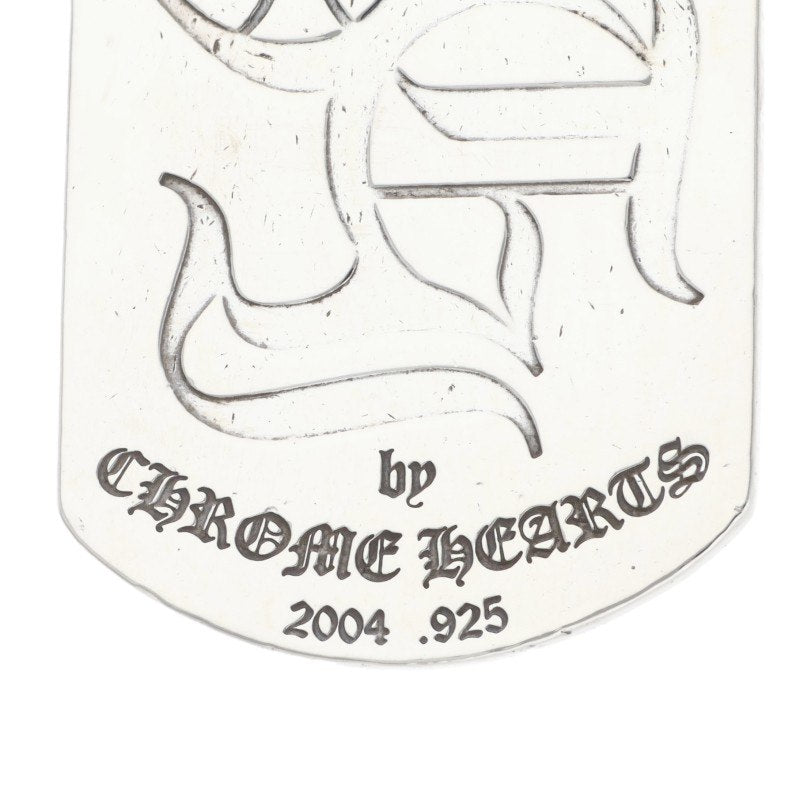 Chrome Hearts Foti Dog Tag 925 Silver