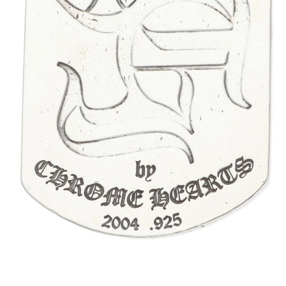 Chrome Hearts Foti Dog Tag 925 Silver