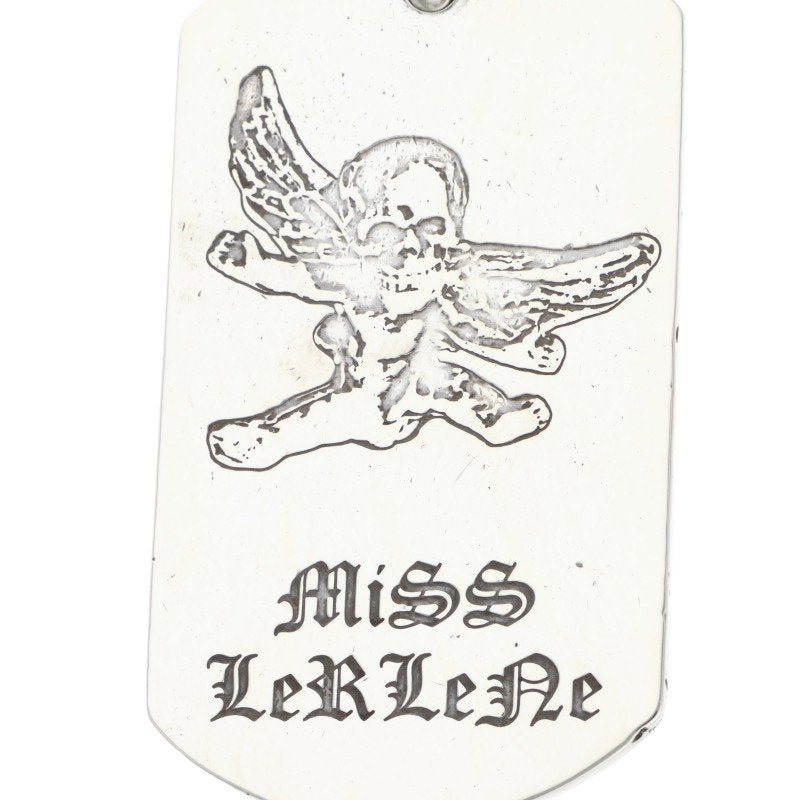Chrome Hearts Foti Dog Tag 925 Silver
