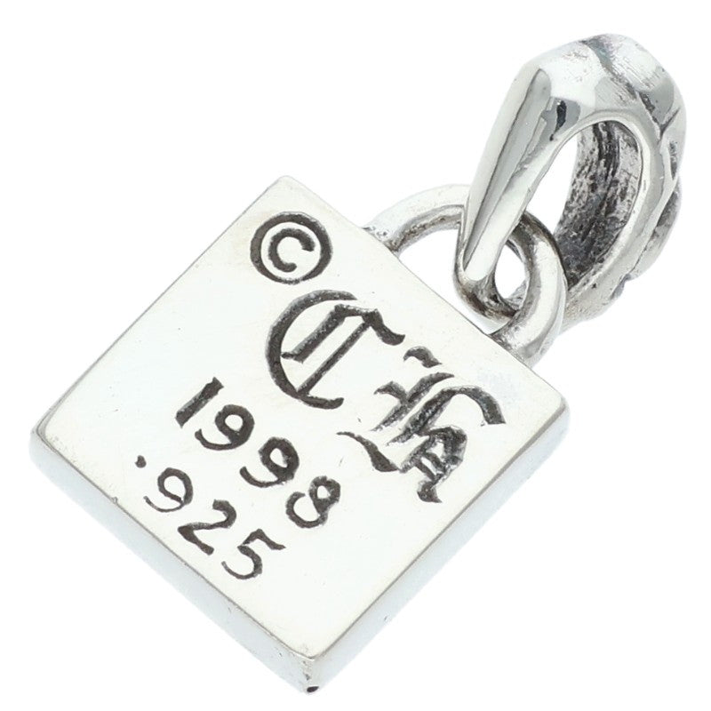 Chrome Hearts Framed BS Fleur Charm 925 Silver