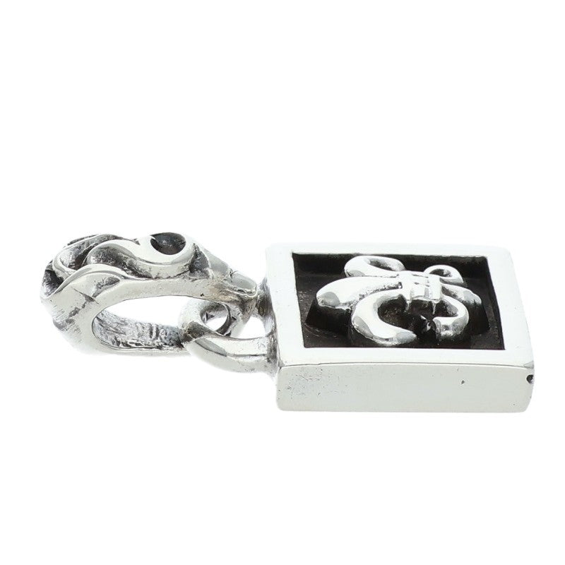 Chrome Hearts Framed BS Fleur Charm 925 Silver