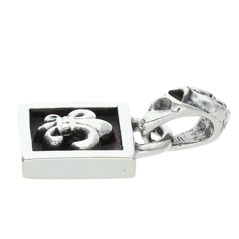 Chrome Hearts Framed BS Fleur Charm 925 Silver