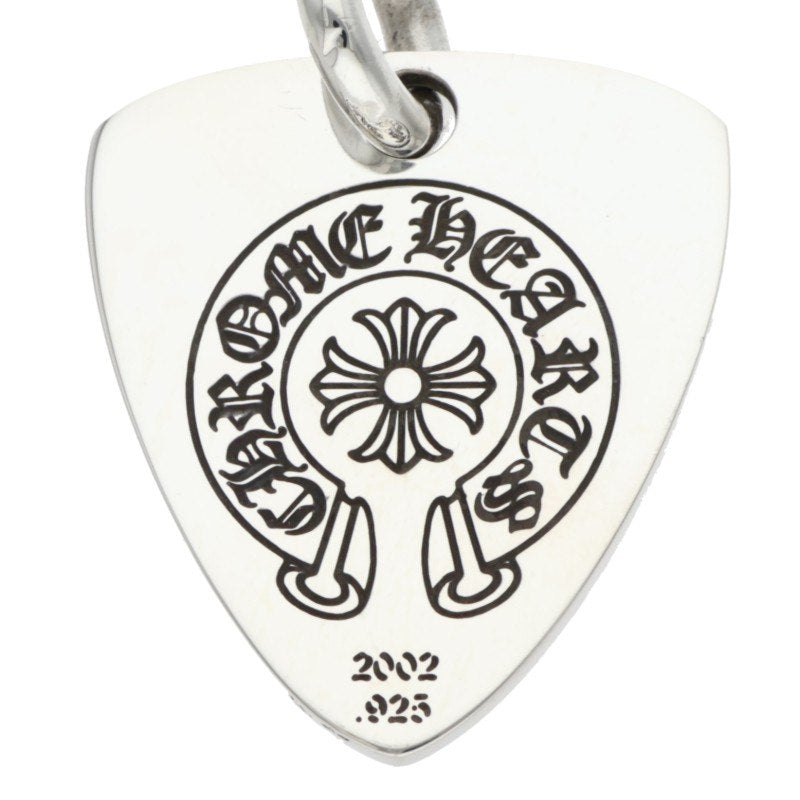 Chrome Hearts Guitar Pick Pendant 925 Silver Size ONE SIZE