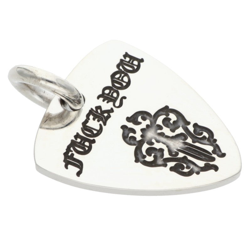 Chrome Hearts Guitar Pick Pendant 925 Silver Size ONE SIZE