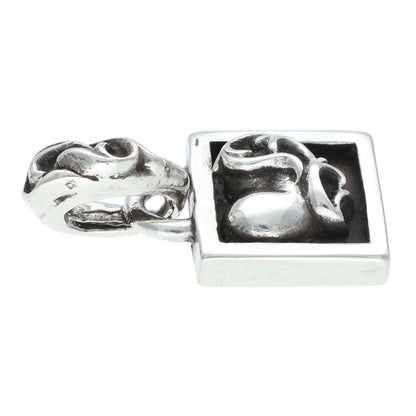 Chrome Hearts Framed Heart Charm 925 Silver Size ONE SIZE