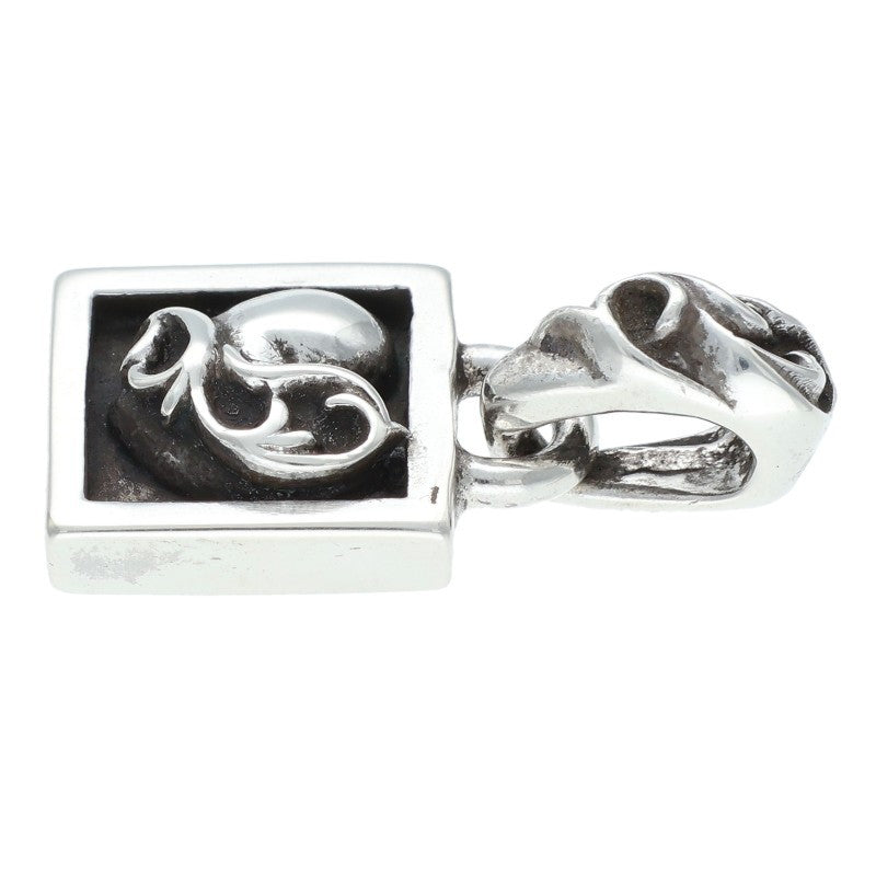 Chrome Hearts Framed Heart Charm 925 Silver Size ONE SIZE