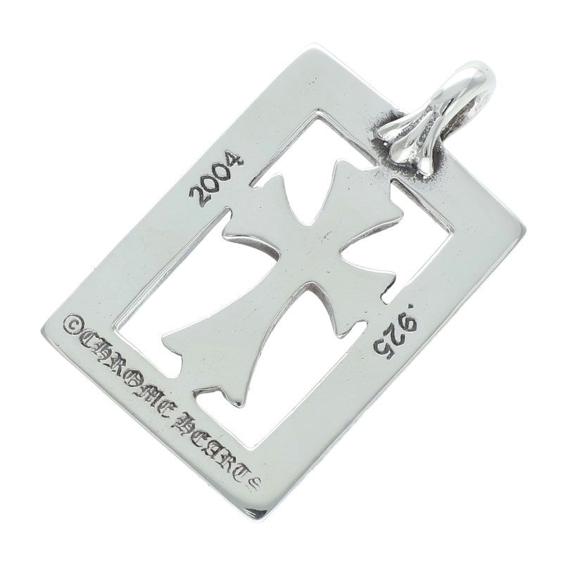 Chrome Hearts Framed Open Charm 925 Silver Size ONE SIZE