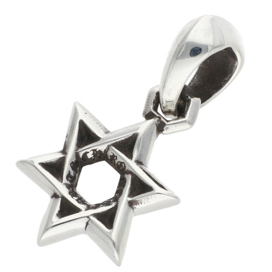 Chrome Hearts Star of David Charm 925 Silver Size ONE SIZE