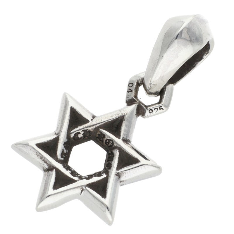 Chrome Hearts Star of David Charm 925 Silver