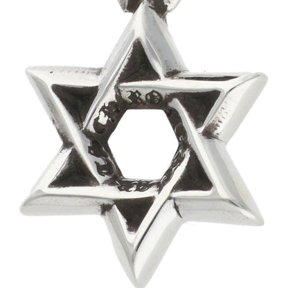 Chrome Hearts Star of David Charm 925 Silver