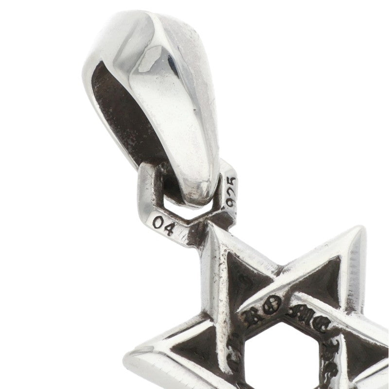 Chrome Hearts Star of David Charm 925 Silver