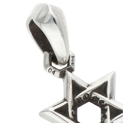 Chrome Hearts Star of David Charm 925 Silver