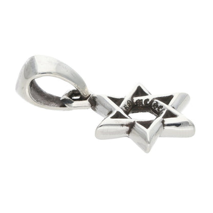 Chrome Hearts Star of David Charm 925 Silver