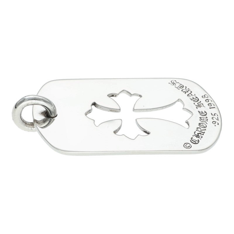 Chrome Hearts Cutout Cross Large Dog Tag 925