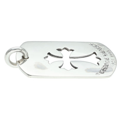 Chrome Hearts Cutout Cross Large Dog Tag 925 Size ONE Silver