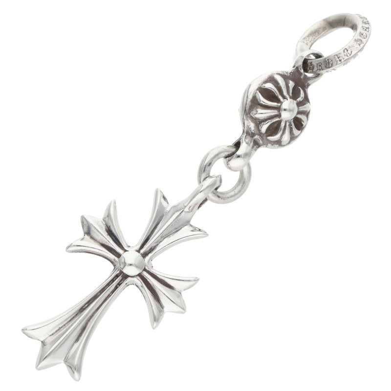 Chrome Hearts 1 Ball Tiny CH Cross 925 Silver
