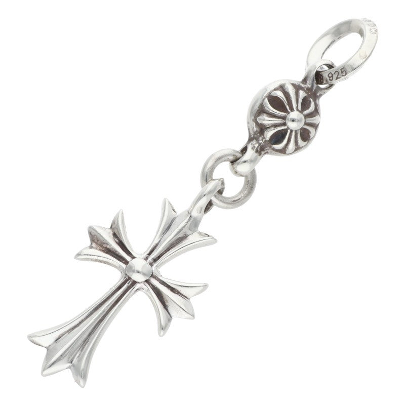 Chrome Hearts 1 Ball Tiny CH Cross 925 Silver