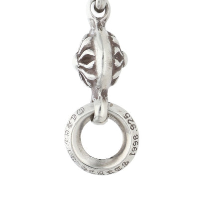 Chrome Hearts 1 Ball Tiny CH Cross 925 Silver