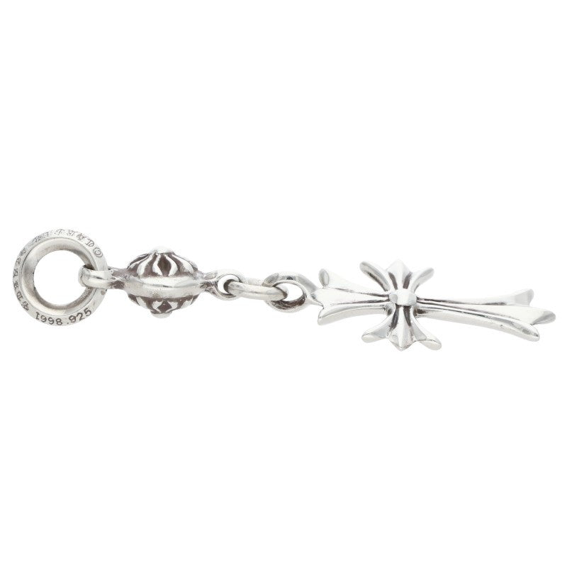 Chrome Hearts 1 Ball Tiny CH Cross 925 Silver