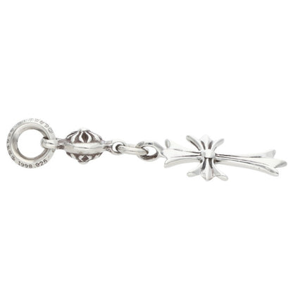 Chrome Hearts 1 Ball Tiny CH Cross 925 Silver