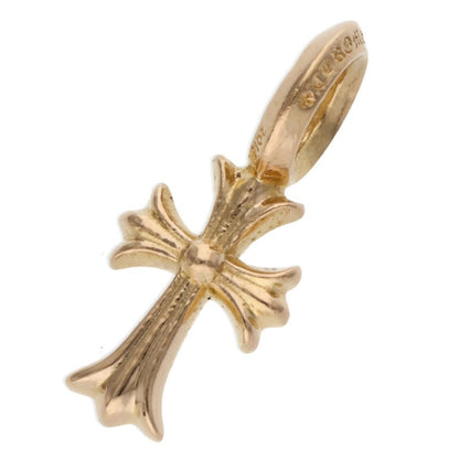 Chrome Hearts 22K CH Cross Stack Charm Pendant Size Yellow