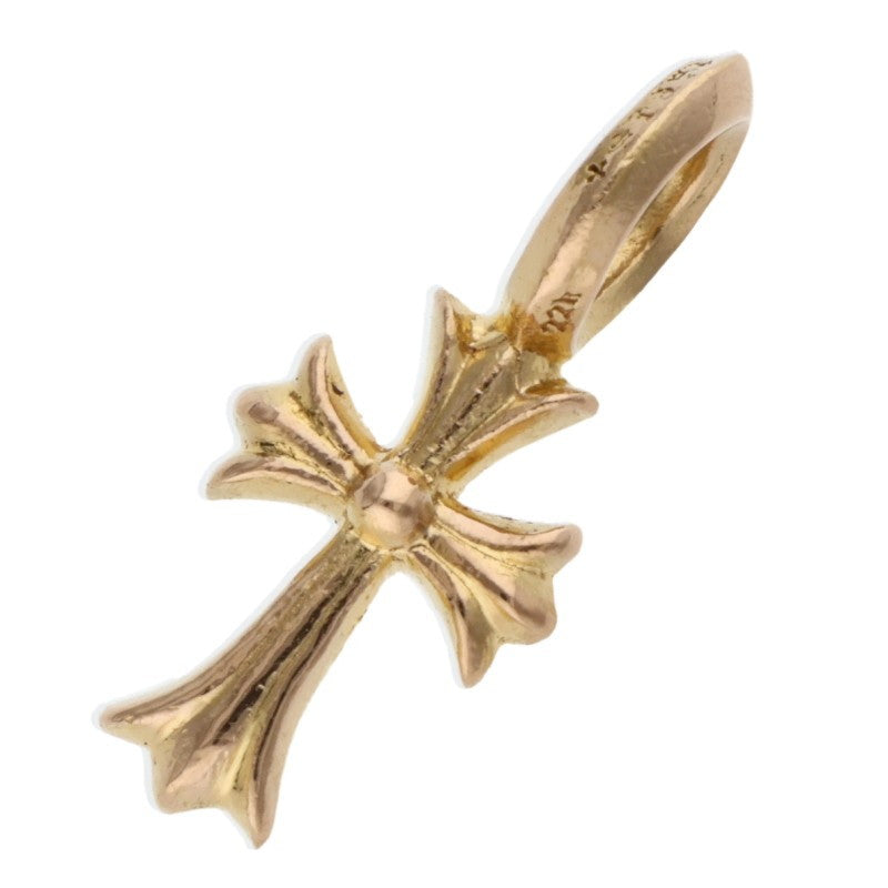 Chrome Hearts CH Cross Stack V2 22K Gold Charm