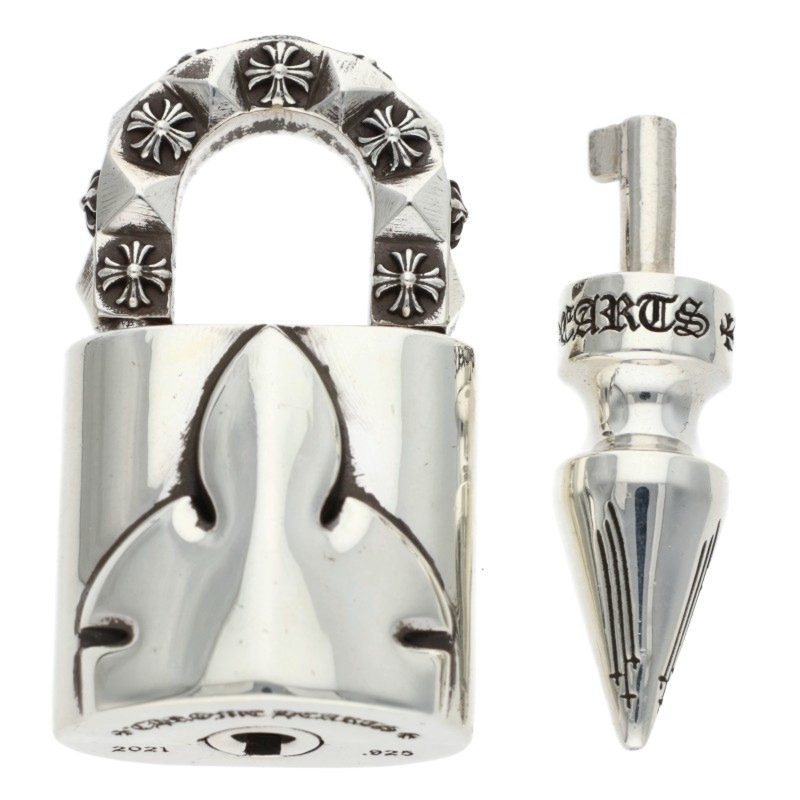 Chrome Hearts Padlock Fleurknee 925 Pave Size ONE SIZE