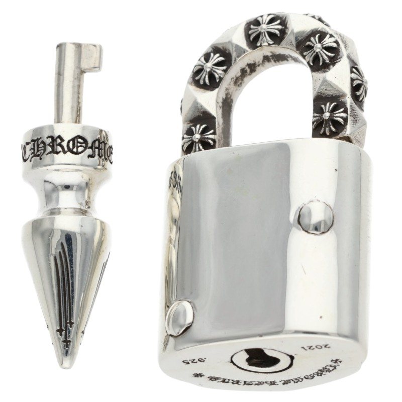 Chrome Hearts Padlock Fleurknee 925 Pave Size ONE SIZE