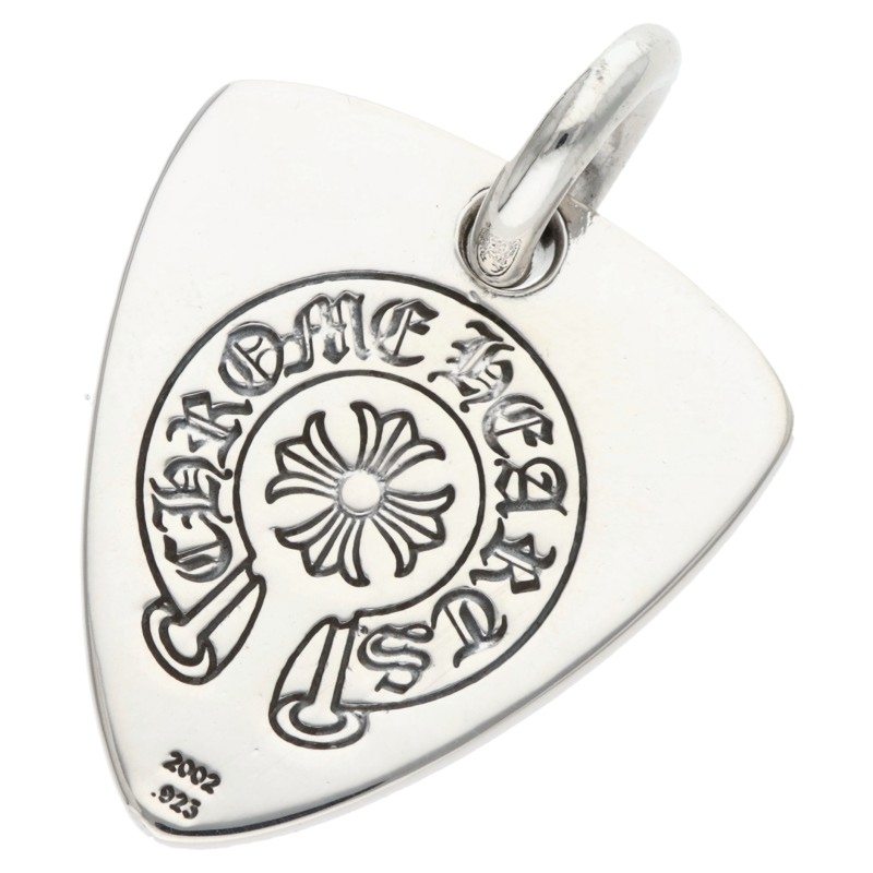 Chrome Hearts Guitar Pick 925 Silver Pendant Size ONE SIZE