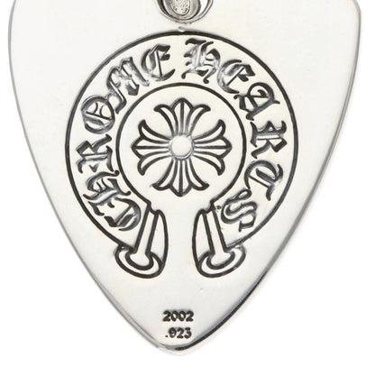Chrome Hearts Guitar Pick 925 Silver Pendant Size ONE SIZE