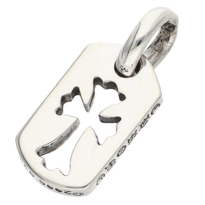 Chrome Hearts Tiny Cut Out Cross Dog Tag 925 Size ONE SIZE