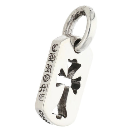 Chrome Hearts Tiny Cut Out Cross Dog Tag 925 Size ONE SIZE