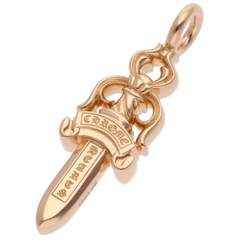 Chrome Hearts 22K Double Dagger Gold Pendant