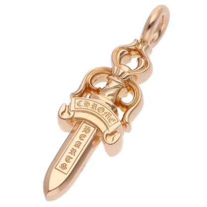 Chrome Hearts 22K Double Dagger Gold Pendant